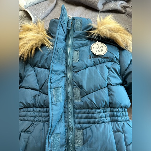 Free Country Girls Peacock Blue 3 in 1 Jacket NWT Various Sizes - Picture 8 of 16